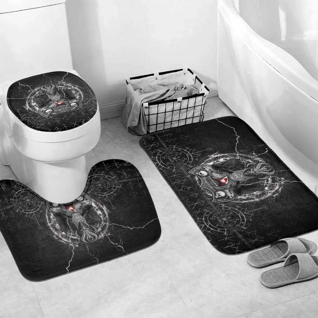 Greenland Viking Bathroom Set Odin's Raven Legacy - Wonder Print Shop