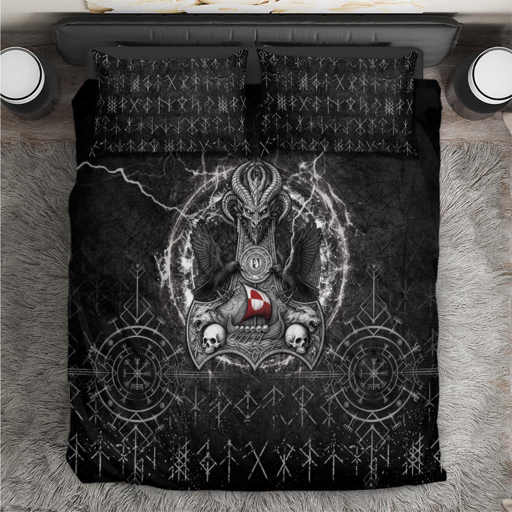 Greenland Viking Bedding Set Odin's Raven Legacy - Wonder Print Shop