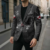 Personalized Greenland Viking Blazer Odin's Raven Legacy - Wonder Print Shop