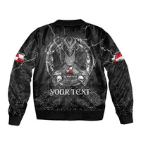 Personalized Greenland Viking Bomber Jacket Odin's Raven Legacy - Wonder Print Shop