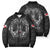 Personalized Greenland Viking Bomber Puffer Jacket Odin's Raven Legacy - Wonder Print Shop