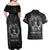 Personalized Greenland Viking Couples Matching Off Shoulder Maxi Dress and Hawaiian Shirt Odin's Raven Legacy - Wonder Print Shop