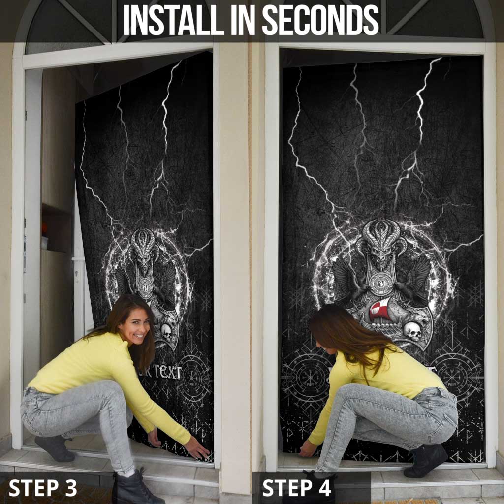 Greenland Viking Door Cover Odin's Raven Legacy - Wonder Print Shop