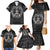 Personalized Greenland Viking Family Matching Mermaid Dress and Hawaiian Shirt Odin's Raven Legacy - Wonder Print Shop
