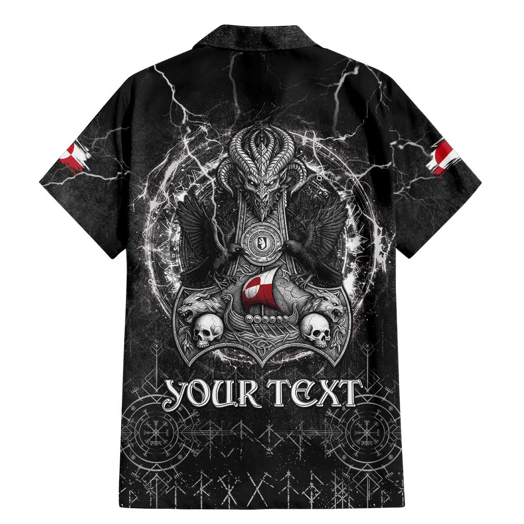 Personalized Greenland Viking Family Matching Mermaid Dress and Hawaiian Shirt Odin's Raven Legacy - Wonder Print Shop
