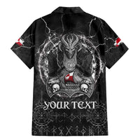Personalized Greenland Viking Family Matching Mermaid Dress and Hawaiian Shirt Odin's Raven Legacy - Wonder Print Shop