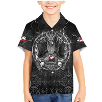 Personalized Greenland Viking Family Matching Mermaid Dress and Hawaiian Shirt Odin's Raven Legacy - Wonder Print Shop