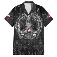 Personalized Greenland Viking Family Matching Off Shoulder Maxi Dress and Hawaiian Shirt Odin's Raven Legacy - Wonder Print Shop