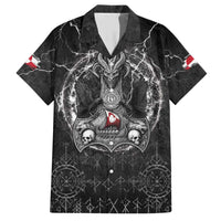 Personalized Greenland Viking Family Matching Short Sleeve Bodycon Dress and Hawaiian Shirt Odin's Raven Legacy - Wonder Print Shop