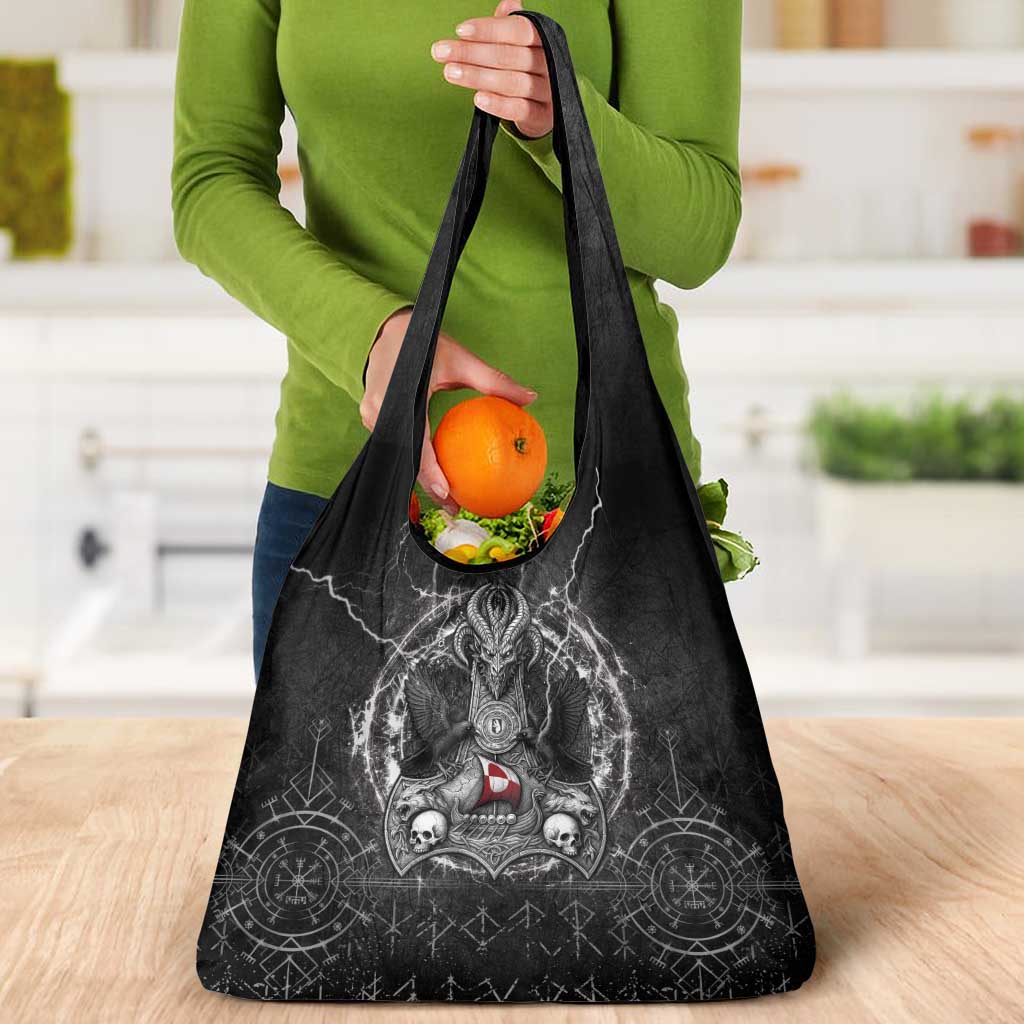 Greenland Viking Grocery Bag Odin's Raven Legacy - Wonder Print Shop
