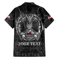 Personalized Greenland Viking Hawaiian Shirt Odin's Raven Legacy - Wonder Print Shop