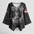 Personalized Greenland Viking Kimono Sleeve Blouse Odin's Raven Legacy - Wonder Print Shop