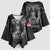Personalized Greenland Viking Kimono Sleeve Blouse Odin's Raven Legacy - Wonder Print Shop