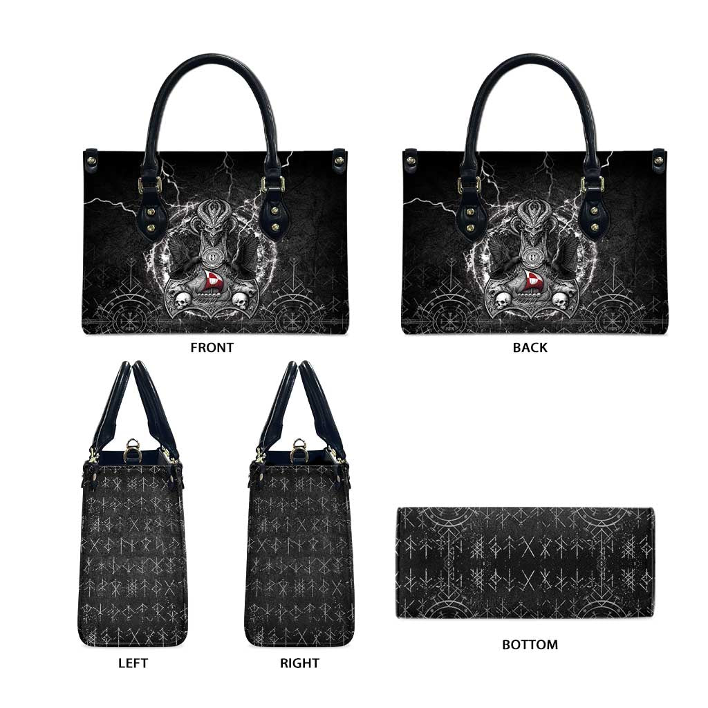 Greenland Viking Leather Bag Odin's Raven Legacy - Wonder Print Shop