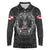 Personalized Greenland Viking Long Sleeve Polo Shirt Odin's Raven Legacy - Wonder Print Shop