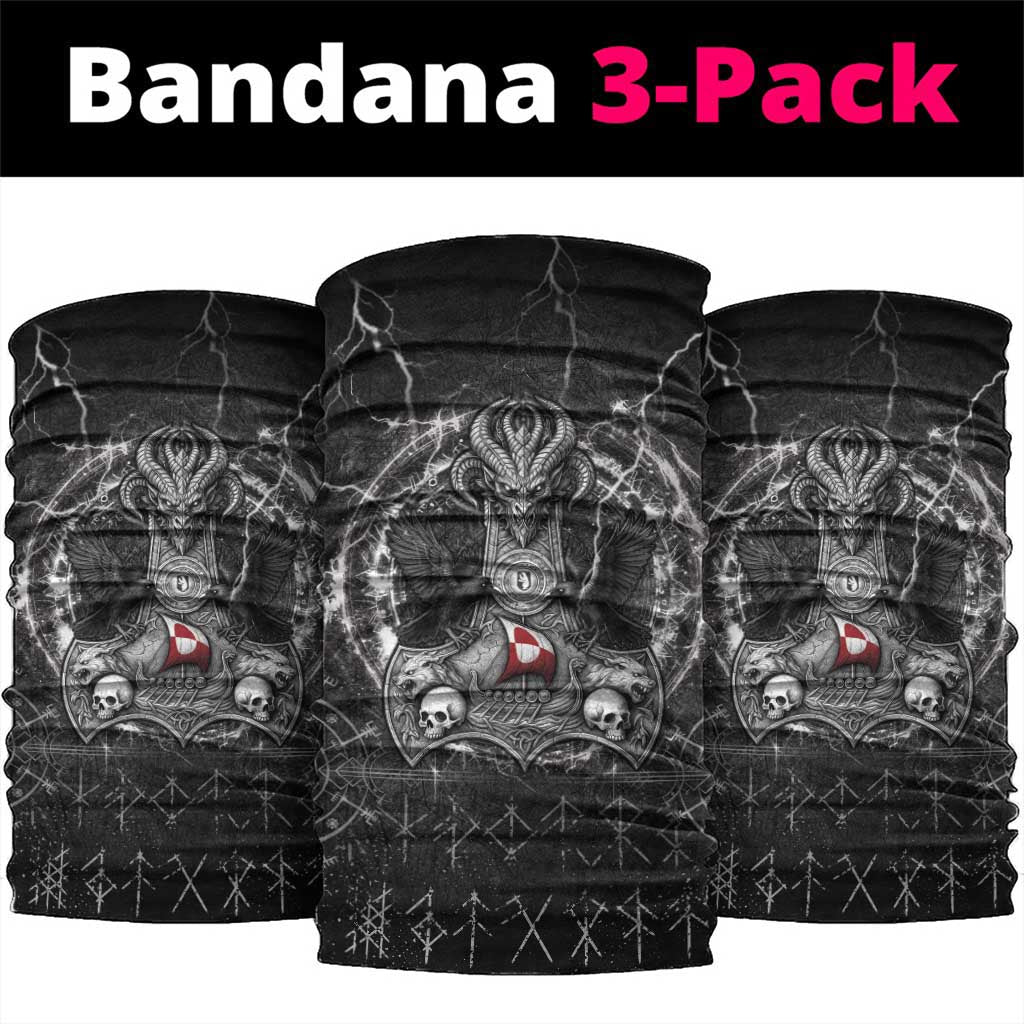 Greenland Viking Neck Gaiter Odin's Raven Legacy - Wonder Print Shop