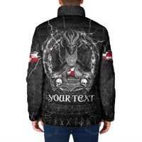 Personalized Greenland Viking Padded Jacket Odin's Raven Legacy - Wonder Print Shop