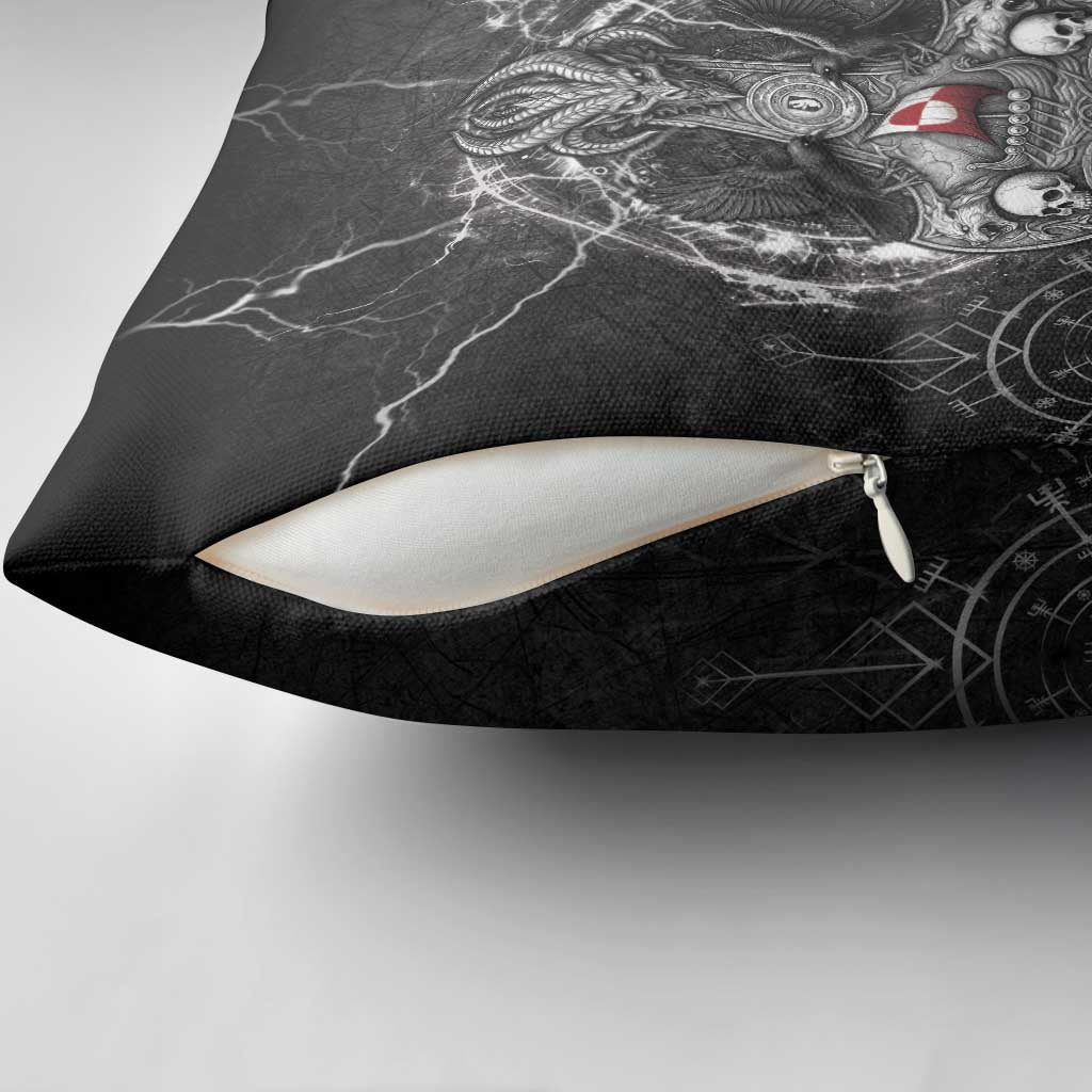 Greenland Viking Pillow Cover Odin's Raven Legacy - Wonder Print Shop