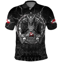 Personalized Greenland Viking Polo Shirt Odin's Raven Legacy - Wonder Print Shop
