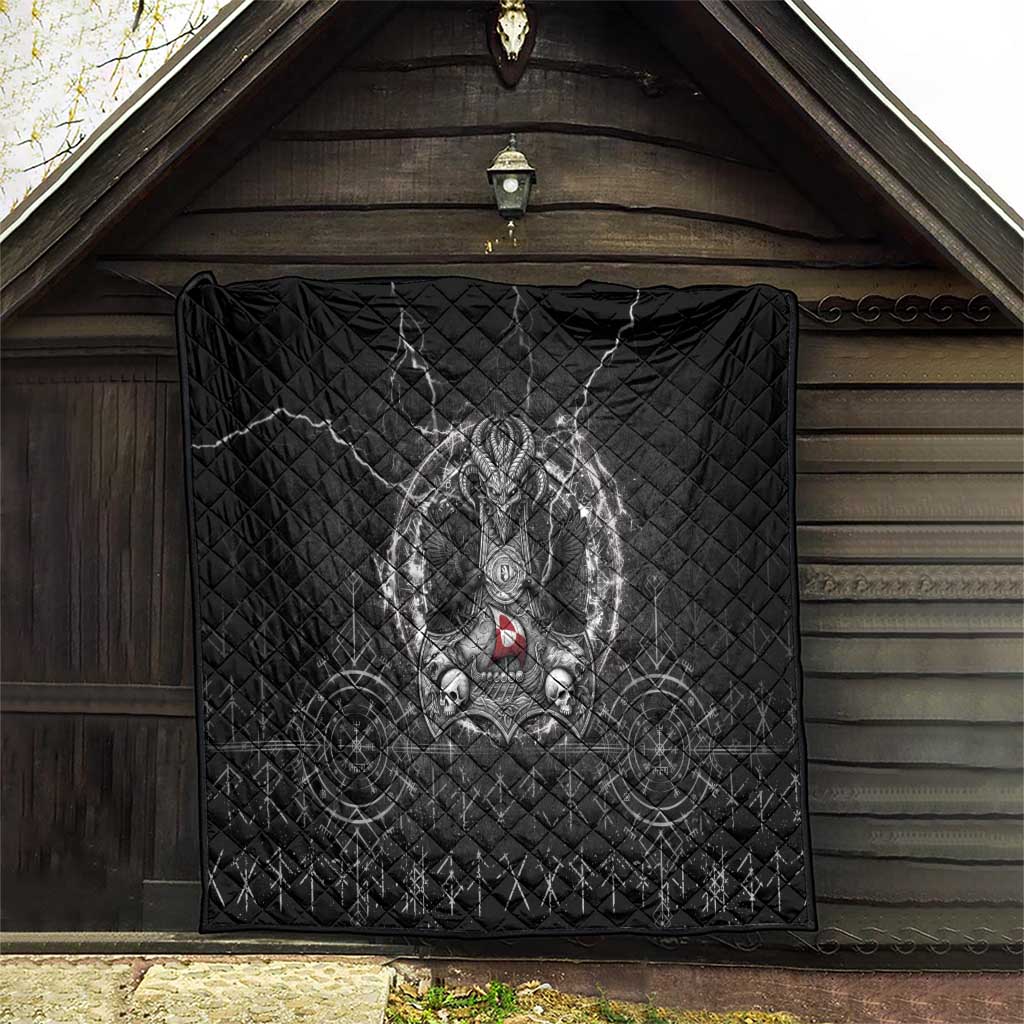 Greenland Viking Quilt Odin's Raven Legacy - Wonder Print Shop