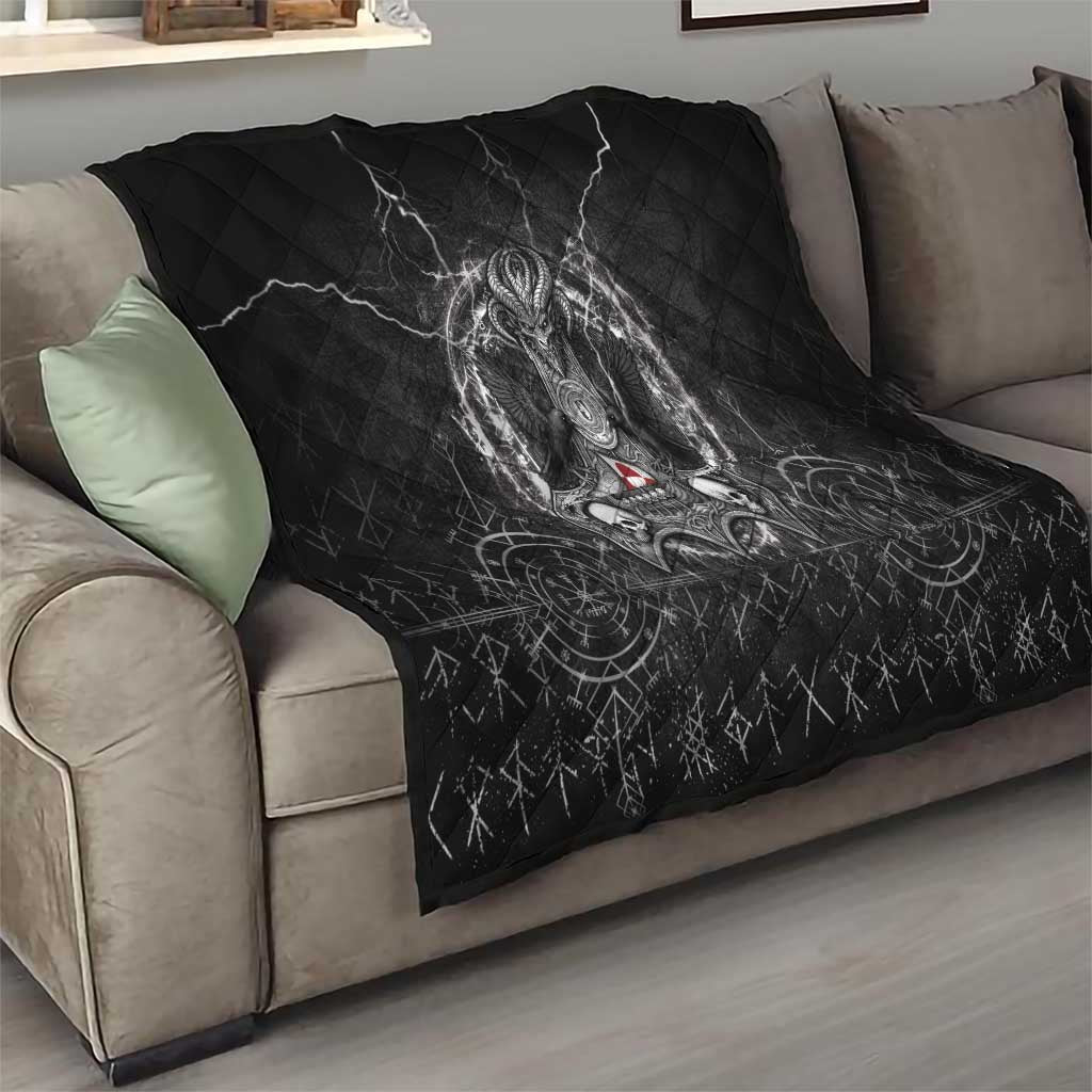 Greenland Viking Quilt Odin's Raven Legacy - Wonder Print Shop