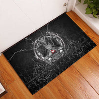 Greenland Viking Rubber Doormat Odin's Raven Legacy - Wonder Print Shop