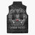 Personalized Greenland Viking Sleeveless Puffer Jacket Odin's Raven Legacy - Wonder Print Shop