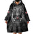 Personalized Greenland Viking Wearable Blanket Hoodie Odin's Raven Legacy - Wonder Print Shop