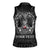 Personalized Greenland Viking Women Sleeveless Polo Shirt Odin's Raven Legacy - Wonder Print Shop