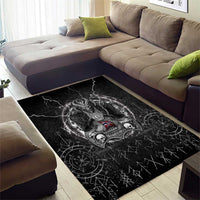 Norway Viking Area Rug Odin's Raven Legacy - Wonder Print Shop
