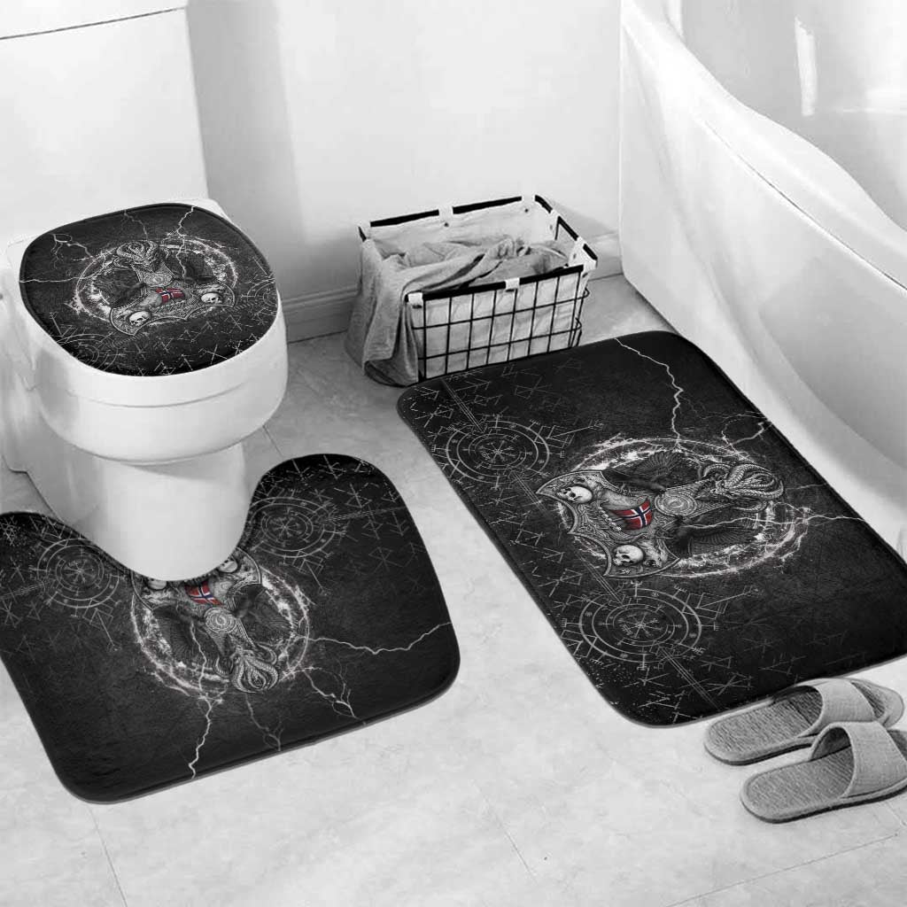Norway Viking Bathroom Set Odin's Raven Legacy - Wonder Print Shop