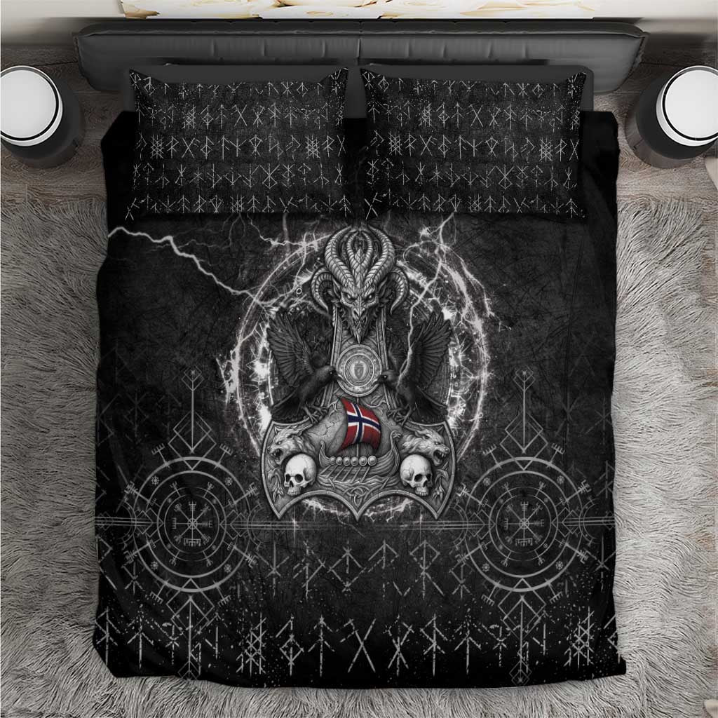 Norway Viking Bedding Set Odin's Raven Legacy - Wonder Print Shop