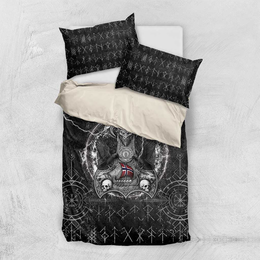 Norway Viking Bedding Set Odin's Raven Legacy - Wonder Print Shop