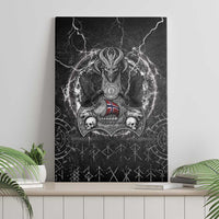 Norway Viking Canvas Wall Art Odin's Raven Legacy - Wonder Print Shop