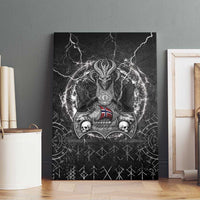 Norway Viking Canvas Wall Art Odin's Raven Legacy - Wonder Print Shop