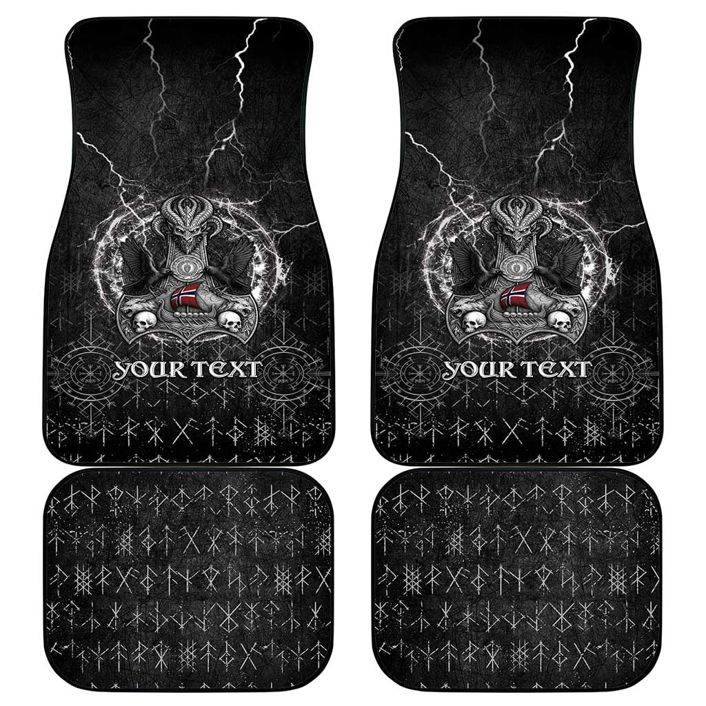 Norway Viking Car Mats Odin's Raven Legacy - Wonder Print Shop