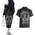 Personalized Norway Viking Couples Matching Off The Shoulder Long Sleeve Dress and Hawaiian Shirt Odin's Raven Legacy - Wonder Print Shop