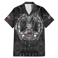Personalized Norway Viking Family Matching Mermaid Dress and Hawaiian Shirt Odin's Raven Legacy - Wonder Print Shop