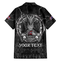Personalized Norway Viking Hawaiian Shirt Odin's Raven Legacy - Wonder Print Shop