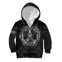 Personalized Norway Viking Kid Hoodie Odin's Raven Legacy - Wonder Print Shop