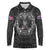 Personalized Norway Viking Long Sleeve Polo Shirt Odin's Raven Legacy - Wonder Print Shop