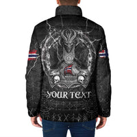 Personalized Norway Viking Padded Jacket Odin's Raven Legacy - Wonder Print Shop