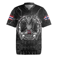 Personalized Norway Viking Rugby Jersey Odin's Raven Legacy - Wonder Print Shop