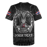 Personalized Norway Viking Rugby Jersey Odin's Raven Legacy - Wonder Print Shop