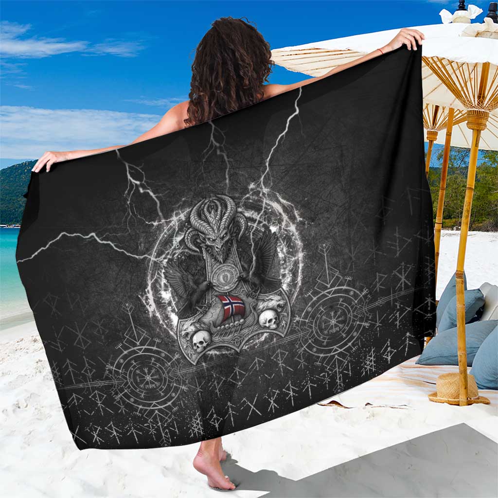 Norway Viking Sarong Odin's Raven Legacy - Wonder Print Shop
