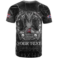 Personalized Norway Viking T Shirt Odin's Raven Legacy - Wonder Print Shop