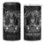 Personalized Sweden Viking 4 in 1 Can Cooler Tumbler Odin's Raven Legacy - Wonder Print Shop