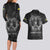 Personalized Sweden Viking Couples Matching Long Sleeve Bodycon Dress and Hawaiian Shirt Odin's Raven Legacy - Wonder Print Shop