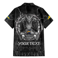 Personalized Sweden Viking Family Matching Mermaid Dress and Hawaiian Shirt Odin's Raven Legacy - Wonder Print Shop