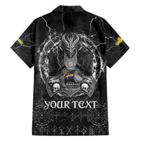 Personalized Sweden Viking Family Matching Summer Maxi Dress and Hawaiian Shirt Odin's Raven Legacy - Wonder Print Shop